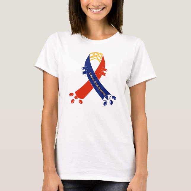 T-shirt Support TOS Ribbon Bella Tee (Devant)