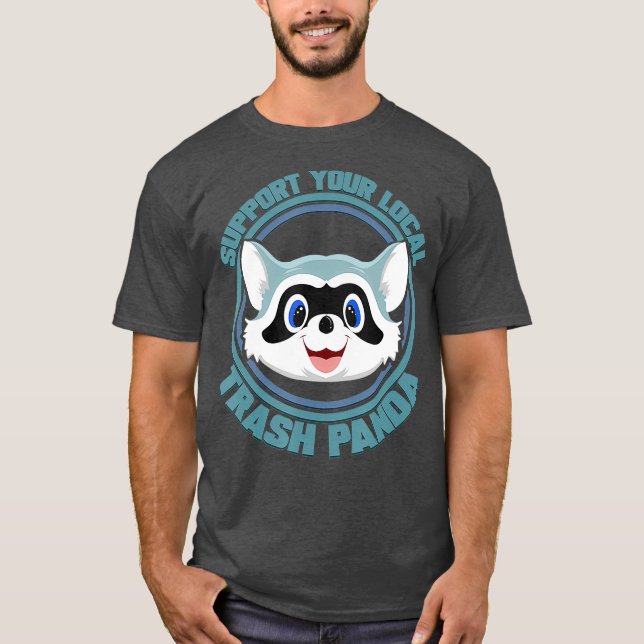 T-shirt Support Trash Panda cadeau pour Raccoon Lover (Devant)