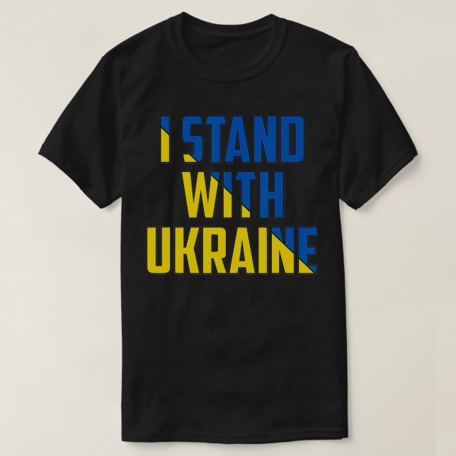 T-shirt Support Ukraine I (Design devant)