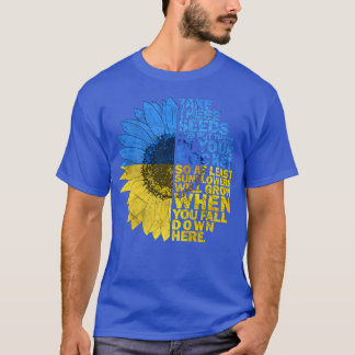 T-shirt Support Ukraine Sunflower flag Ukraine I Stand Wit