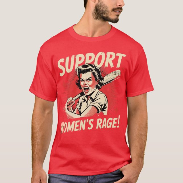 T-shirt Support Women’s Rage (Devant)