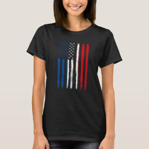 T-shirt Supporter de football à drapeau néerlandais hollan