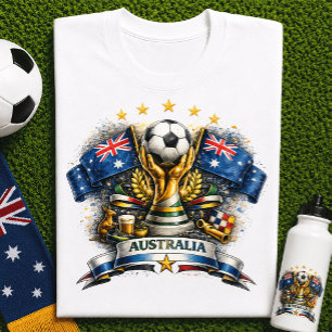 T-shirt Supporter de football australien Coupe du monde