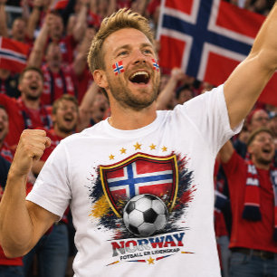 T-shirt Supporter de football norvégien Coupe du monde de