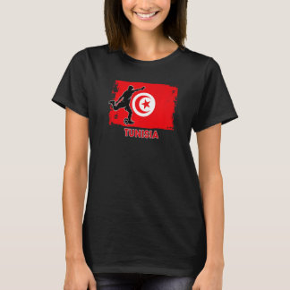T-shirt Supporter de football tunisien Équipe nationale d