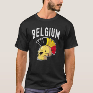 T-shirt Supporter de l'équipe nationale Ultras Mohawk Skul