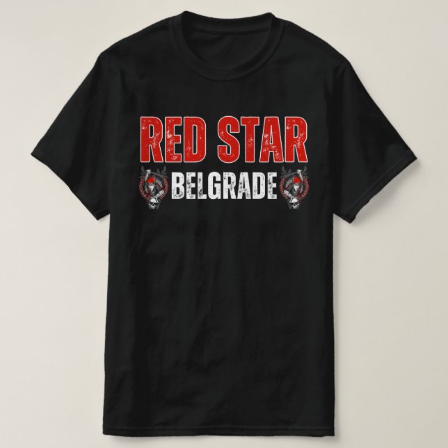 T-shirt Supporter de l'Étoile rouge de Belgrade (Design devant)