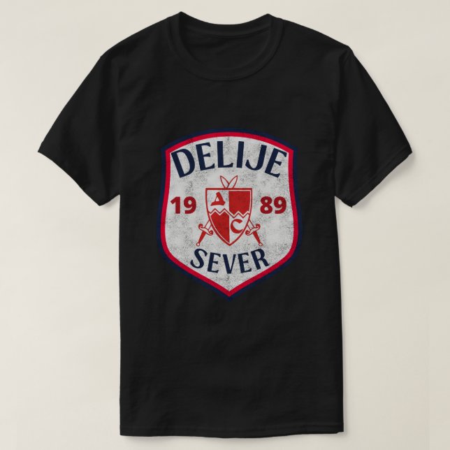T-shirt Supporter de l'Étoile rouge de Belgrade (Design devant)