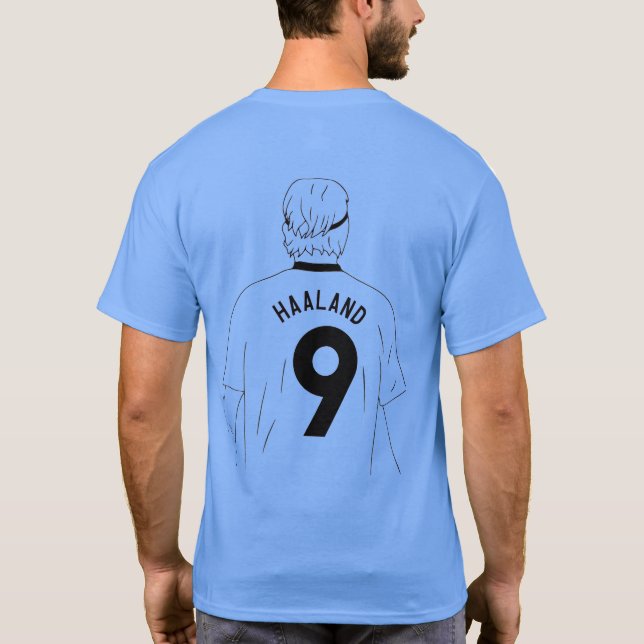 T-shirt Supporter d'Erling Haaland (Dos)