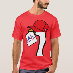 T-shirt Supporter Goose en Casquette avec Joe Sign