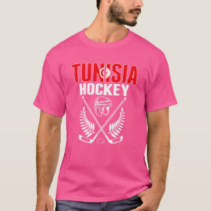 T-shirt Supporters tunisiens de hockey sur glace fiers de