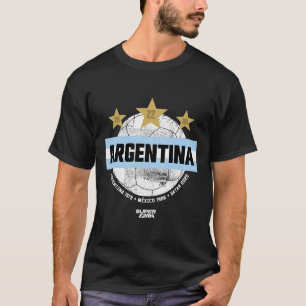 T-shirt Supporteur de football argentin Coupe du Monde 202