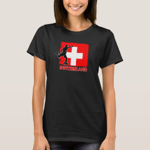 T-shirt Supporteur de football suisse 2022 Équipe nationa
