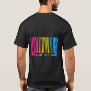 T-shirt Supposons Que Rien De Code-Barre Indicateur De Fie