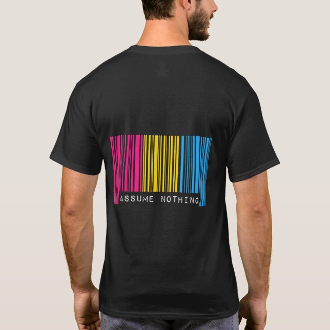 T-shirt Supposons Que Rien De Code-Barre Indicateur De Fie (Dos)