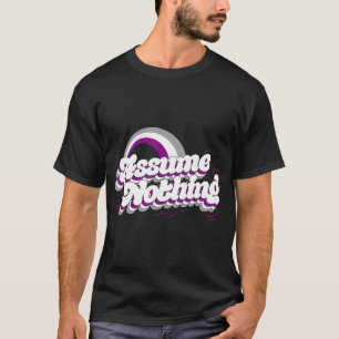 T-shirt Supposons Rien Aexuel Fierté Drapeau Don Drôle A