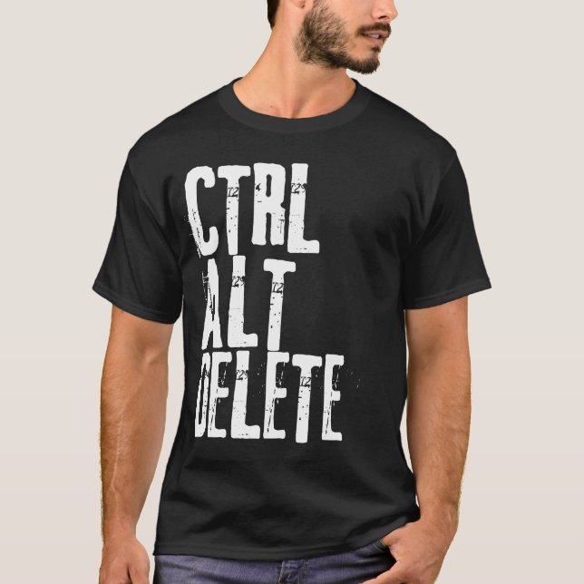 T-shirt suppression de CTRL alt (Devant)