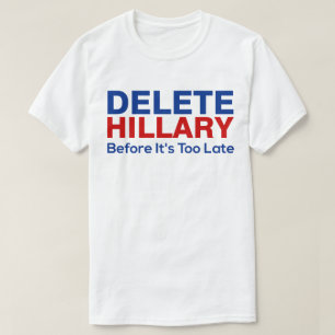 T-shirt Suppression Hillary avant qu'il soit trop tard