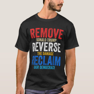 T-shirt Supprimer Inverser Les Mains De Récupération De La