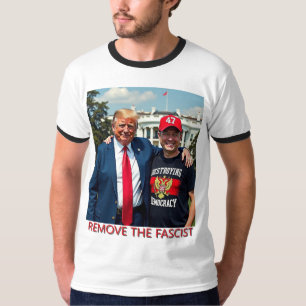 T-shirt Supprimer le fasciste anti-Trump