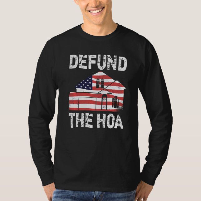 T-shirt Supprimer le financement de l'association des prop (Devant)