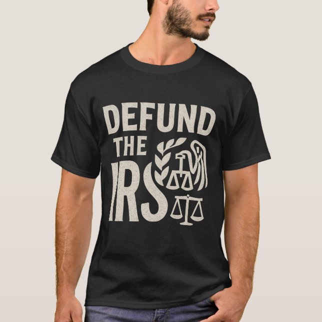 T-SHIRT SUPPRIMER LE FINANCEMENT DE L'IRS (Devant)