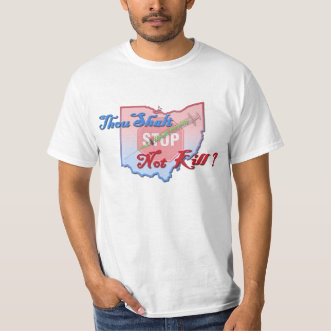 T-shirt Supprimez la peine de mort (Devant)