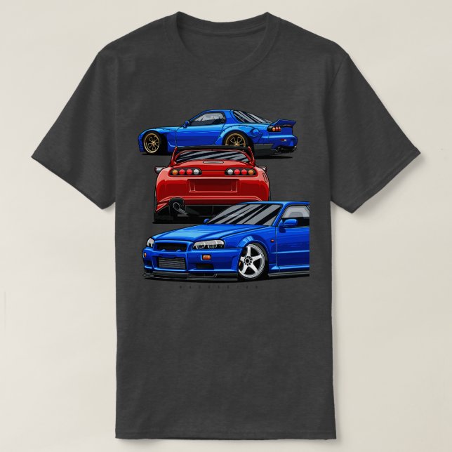 T-shirt Supra Skyline RX7 1 (Design devant)