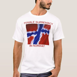 T-SHIRT SUPRÉMATIE FEMELLE EN NORVÈGE