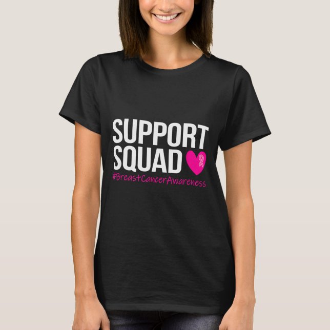 T-shirt Suprt Squad Mois de la sensibilisation au cancer d (Devant)