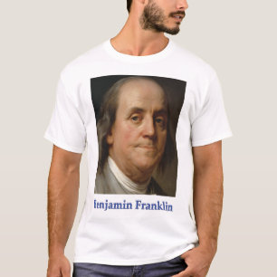 T-shirt sur Ben Franklin, science et progrès