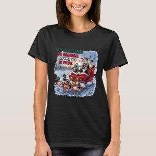 T-shirt Sur canard colvert sur canard chipeau Noël drôle c