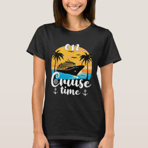 T-shirt Sur Croisière Heure Plage Vacances Été Corresponda