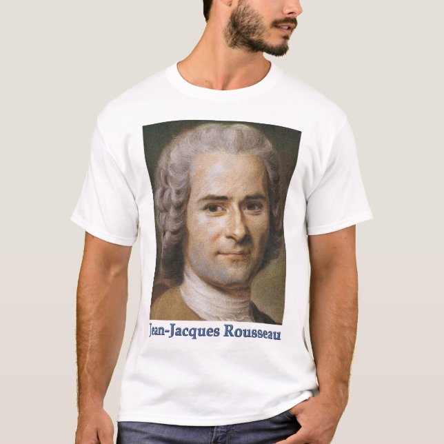 T-shirt sur Jean-Jacques Rousseau & Liberty (Devant)