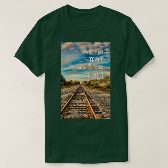 T-shirt Sur la bonne voie (Design devant)