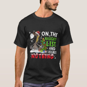 T-shirt Sur La Liste Coquine Et Je Ne Regrette Rien Noël