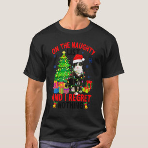 T-shirt Sur la liste de Noël coquine & I Regret Nothing C