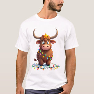 T-shirt Sur la liste des vilains et regretter rien Noël Hi