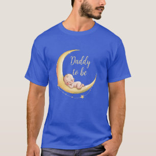 T-shirt Sur la lune Bébé Baby shower à thème céleste