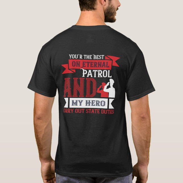 T-shirt Sur la patrouille éternelle (Dos)