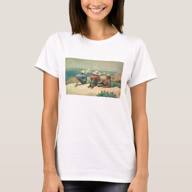 T-shirt Sur la plage, 1875 (w/c) (Devant)