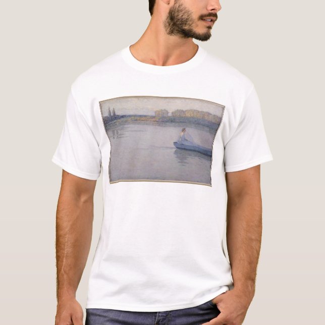 T-shirt Sur la rivière, matin, 1896 (Devant)