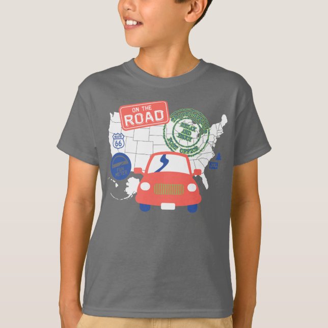 T-shirt Sur la route (Devant)