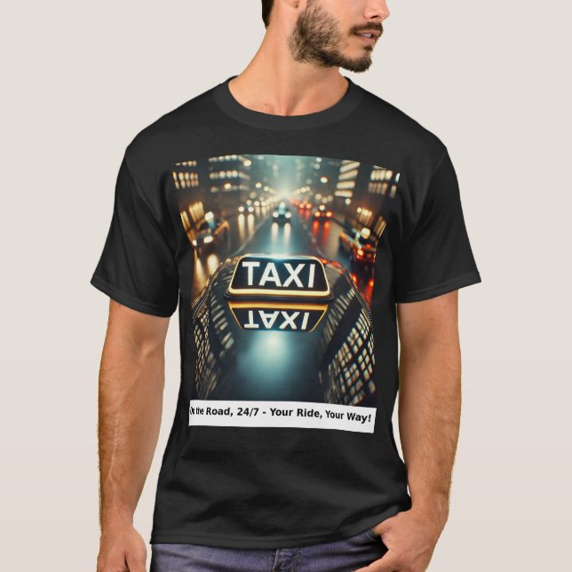 T-shirt sur la route 24h/24 - votre trajet, votre chemin ! (Devant)