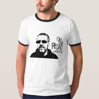 T-shirt "Sur la route avec" la pièce en t en chef