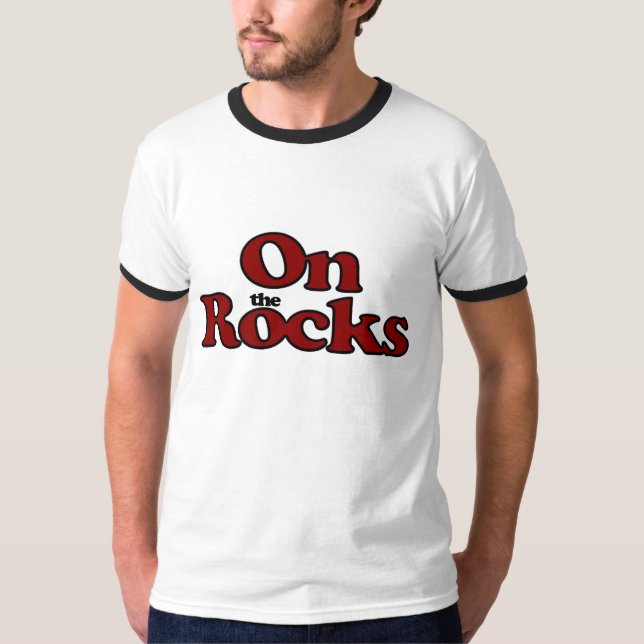 T-shirt Sur la sonnerie de roches (Devant)