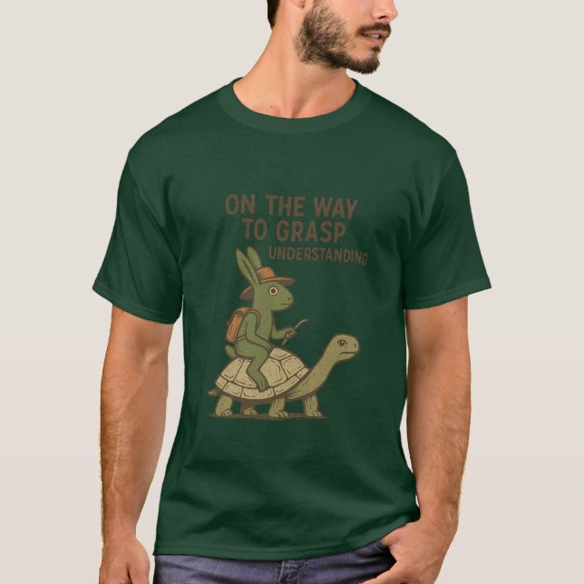 T-shirt Sur la voie de la compréhension (Devant)
