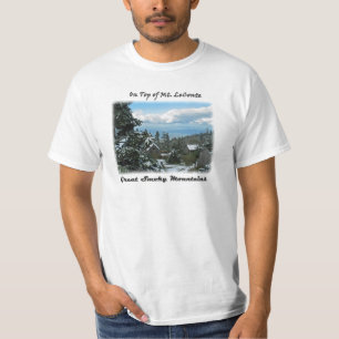 T-shirt Sur l'art de photo de Mt. LeConte GSM