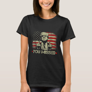 T-shirt (sur le dos) Trump 2024 Us American Flag vous a ma