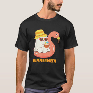 T-shirt Sur le Flamant rose
